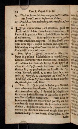 44-49, Hujus immunitatis is est effectus, quod res ad ...