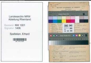 Entnazifizierung Erhard Spelleken, geb. 22.07.1902 (Angestellter)