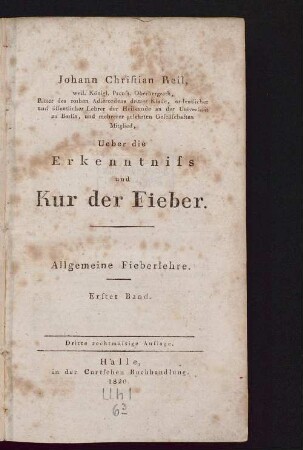 1: Allgemeine Fieberlehre
