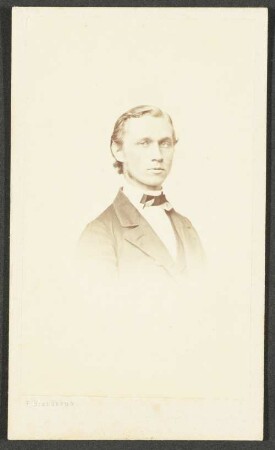 Brustbild von I. Christian Kolb, Professor am Schwäbisch Haller Gymnasium