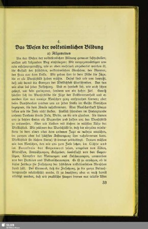 4. Das Wesen der volkstümlichen Bildung