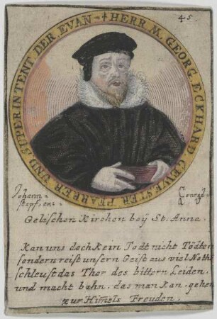 Bildnis des Georg Eckhard