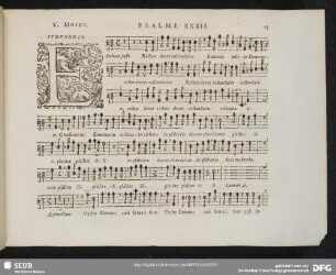 V. Exultate justi in Domino