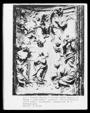 Relief der heiligen Emerentia