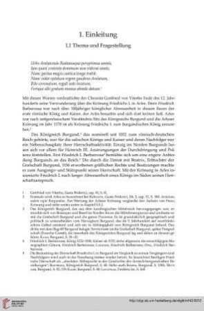 1.1 Thema und Fragestellung