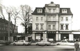 Dresden-Löbtau. Wohn-und Geschäftshaus, Kesselsdorfer Straße 34. Straßenfront