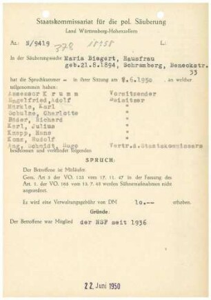 Biegert, Maria