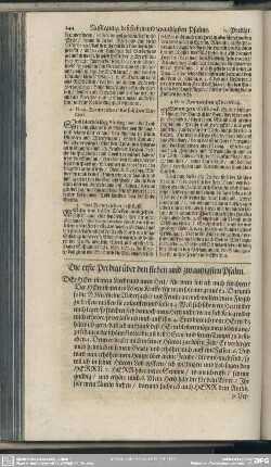 Die Predigten über den sieben und zwantzigsten Psalm