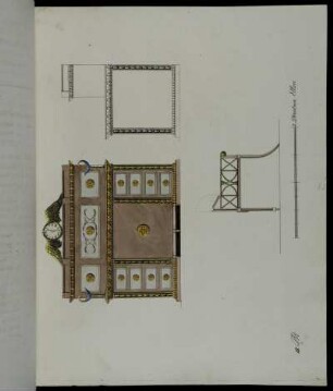 Ein Bureau mit Stuhl