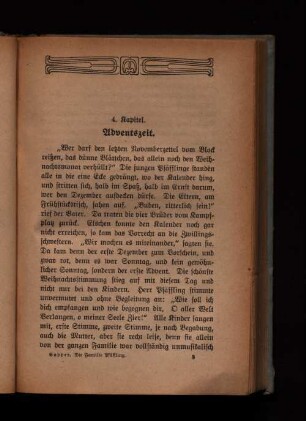 4. Kapitel. Adventszeit.