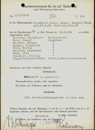 Reinhardt, Ernst