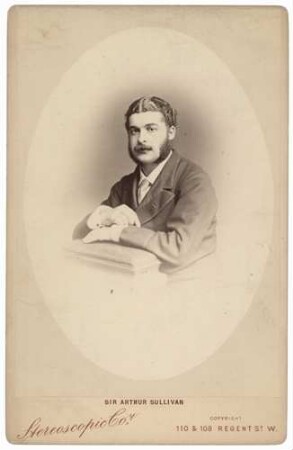 Fotografie von Sir Arthur Sullivan (1842-1900)