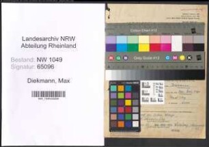 Entnazifizierung Max Diekmann , geb. 18.03.1902 (Ingenieur)