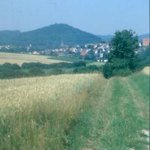 Pegnitz. Blick auf den Ort mit Kirche