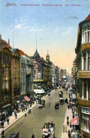 Die Friedrichstraße in Berlin