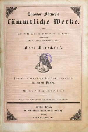 Theodor Körner's sämmtliche Werke
