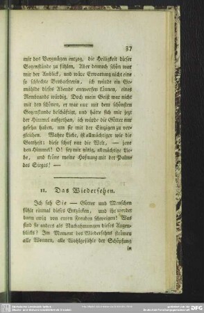 11. Das Wiedersehen