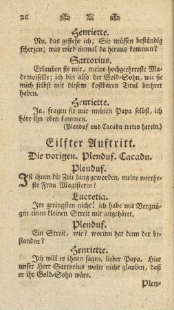 Eilfter Auftritt
