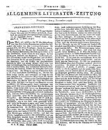 Medical Society <London>: Merkwürdige Abhandlungen der zu London 1773 errichteten Medizinischen Gesellschaft. Bd. 3. Altenburg: Richter 1794