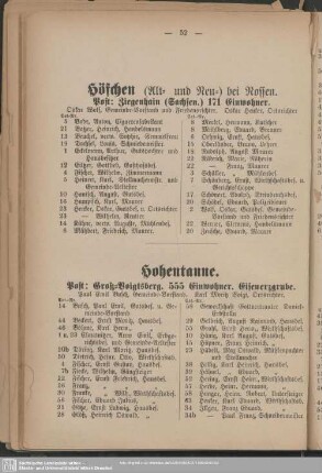 Hohentanne