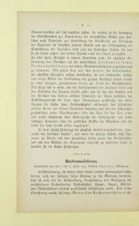 Rechenmaschinen