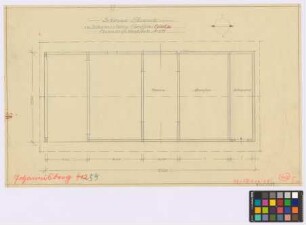 Johannisberg ([Landkreis Habelschwerdt]): [Eduard] Strauch. Scheune (Grundriss)