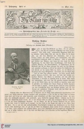 Ludwig Lesker: gestorben 8. Dezember 1890 ; Nekrolog