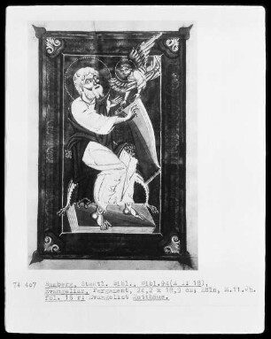 Evangeliar — Der Evangelist Matthäus, Folio 16recto