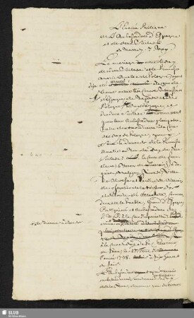L'entrée publique de l'Ambassadeur d'Espagne et des deux Siciles du Mercredy 7. May.