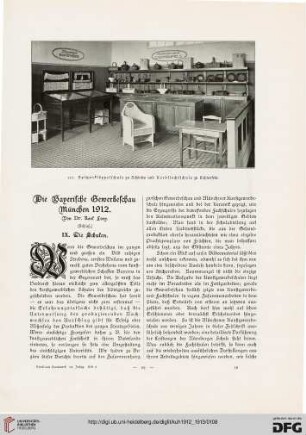 Die Bayerische Gewerbeschau München 1912, [9]: die Schulen