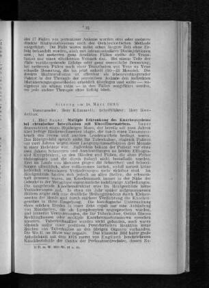 Sitzung am 18. März 1919.