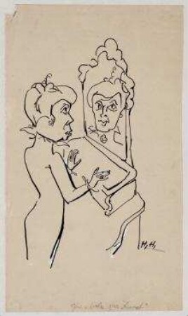 Liebe zur Kunst. Illustration zu einer Groteske von Til Brugman