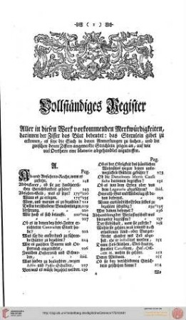 Vollstaendiges Register