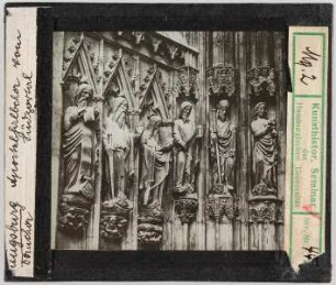 Augsburg, Dom: Chor, Südportal, Apostel