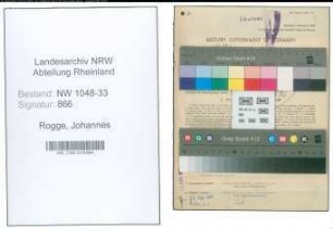 Entnazifizierung Johannes Rogge , geb. 07.09.1901 (Lehrer)