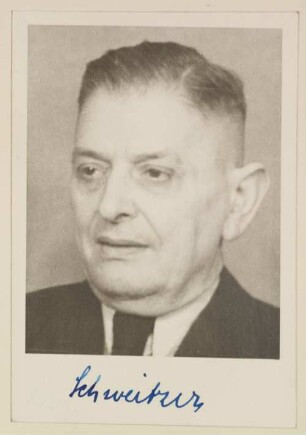 Schweitzer, Fördermaschinist
