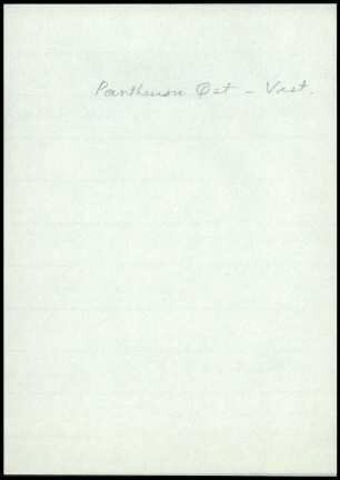 Notizzettel 1. Parthenon