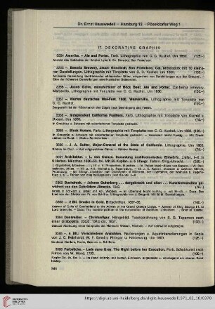 17. Dekorative Graphik