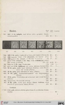 Baden (Nr. 451-464)