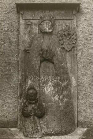 Grabplatte für Martha Maschke, gest. 1586