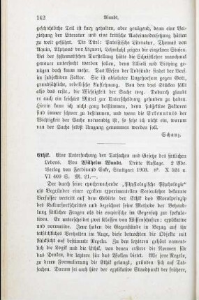 142-144 [Rezension] Wundt, Wilhelm, Ethik