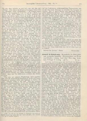 570-571 [Rezension] Zobeltitz, Fedor von (Hrsg.), Zeitschrift für Bücherfreunde. Monatshefte für Bibliophilie und verwandte Interessen. 2. Jahrg. April 1898 - März 1899
