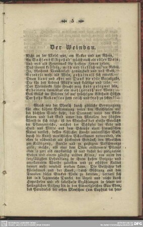 Der Weinbau