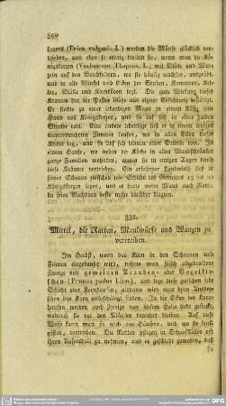332. Mittel, die Ratten, Maulwürfe und Wanzen zu vertreiben