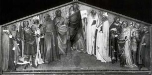 Christus zwischen zwölf Heiligen