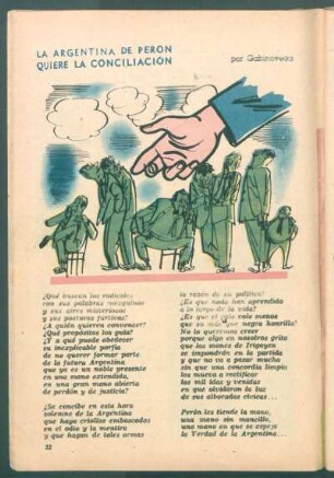 La Argentina de Perón quiere la conciliación