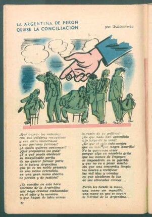 La Argentina de Perón quiere la conciliación