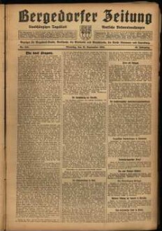 Bergedorfer Zeitung : unabhängig, überparteilich ; mit amtl. Bekanntmachungen
