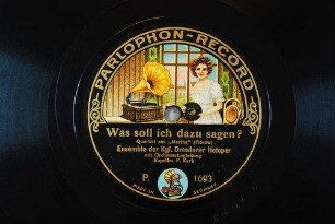 Was soll ich dazu sagen? : Quartett aus "Martha" / (Flotow)