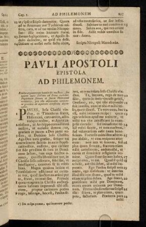 237-238, Pauli Apostoli Epistola ad ...